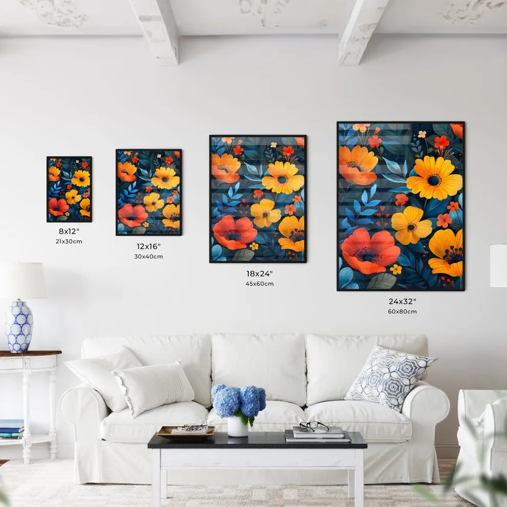 Colorful bohemian pillow print design with f - Kitchen Hangings