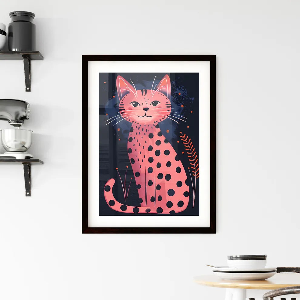 Colorful Art Illustration of  Framed Print