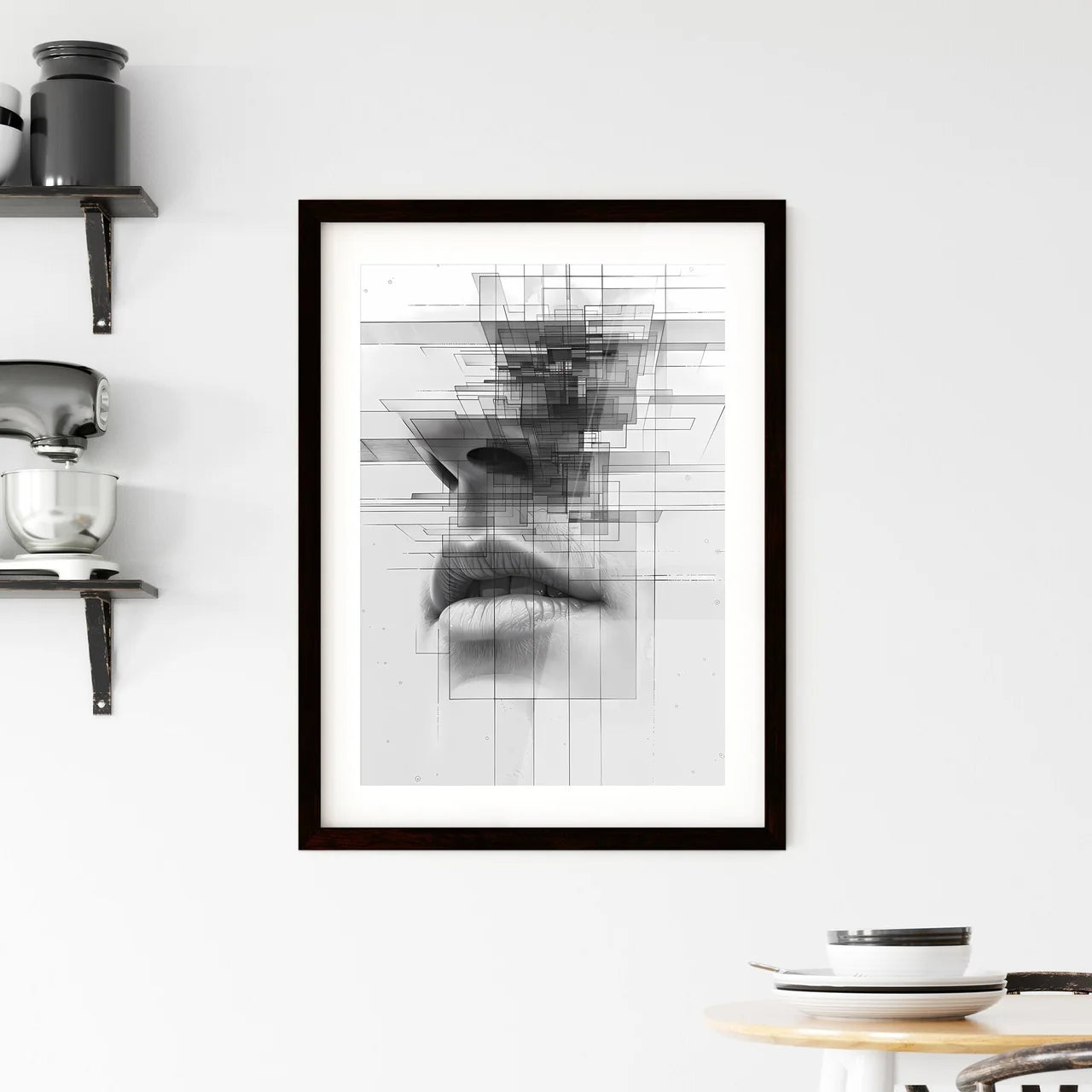 Vibrant High Fashion Art Framed Print