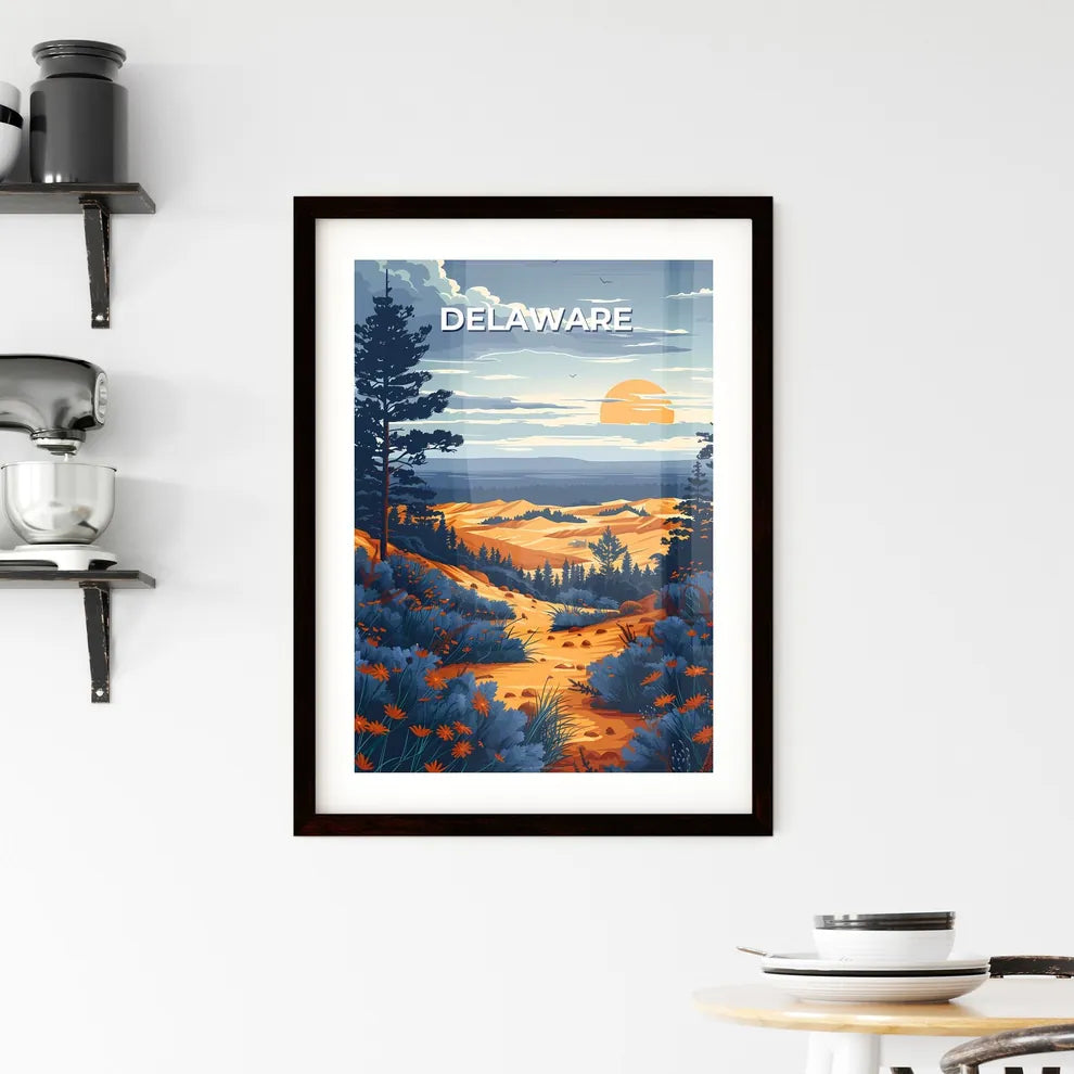 Artistic Landscape Painting Framed Print