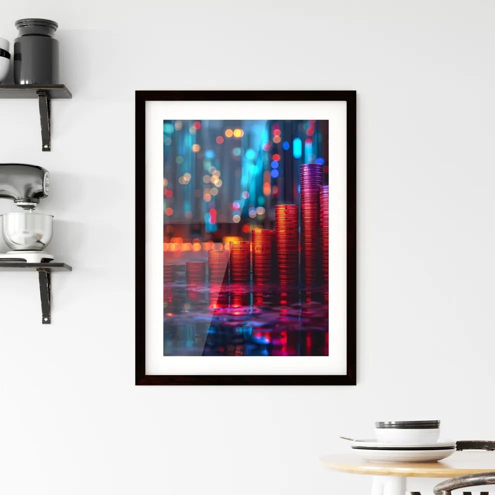 Art Meets Finance Framed Print