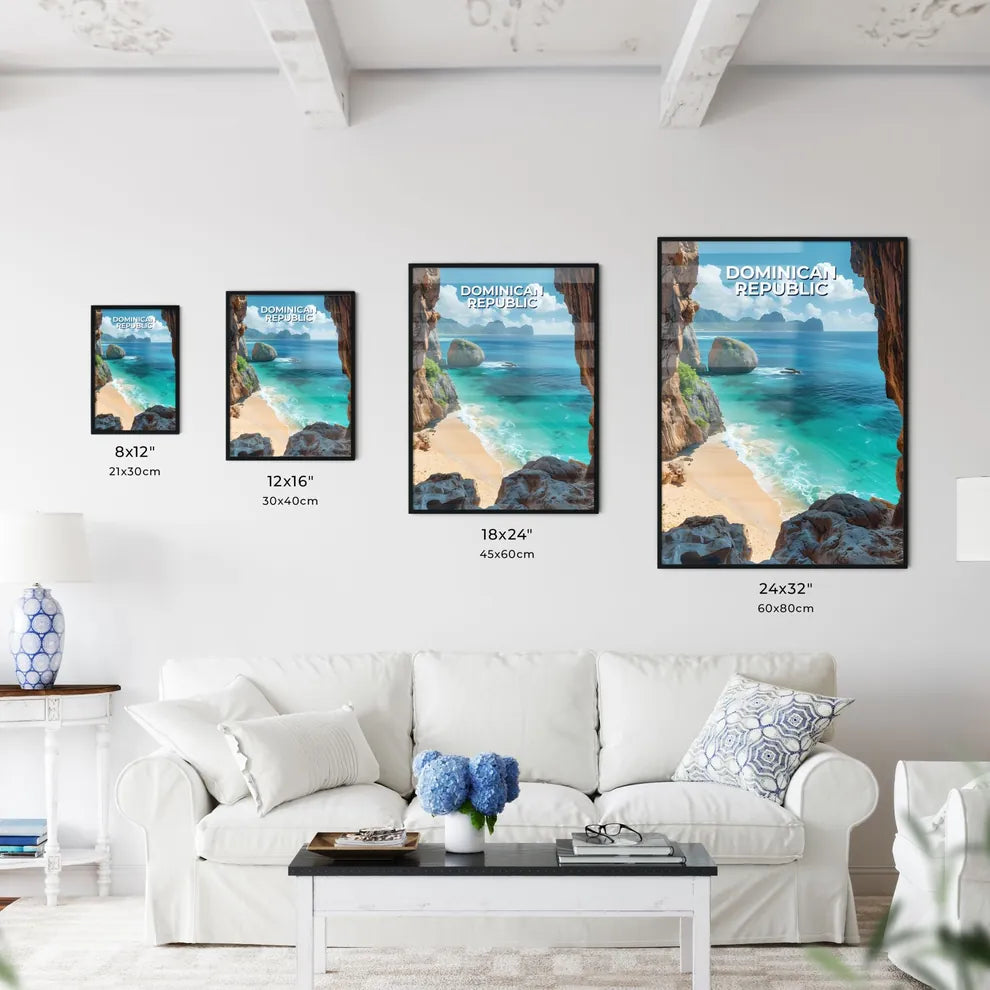 Vibrant Painting Depicting a Dominican Repub - Kitchen Hangings