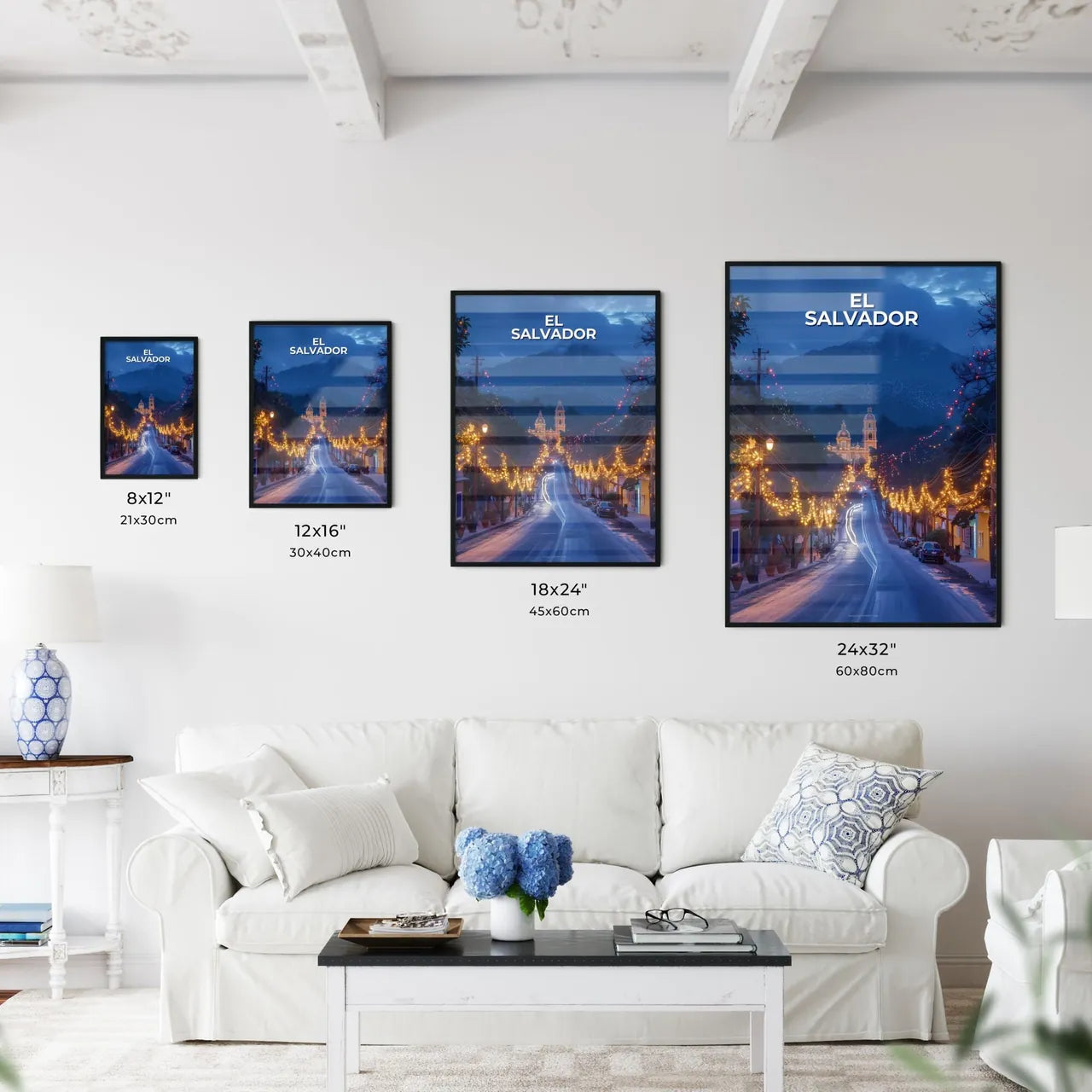 Vibrant Street Art Painting, El Salvador, North America, Travel, Art, Colorful, Culture, Tourism Size Chart