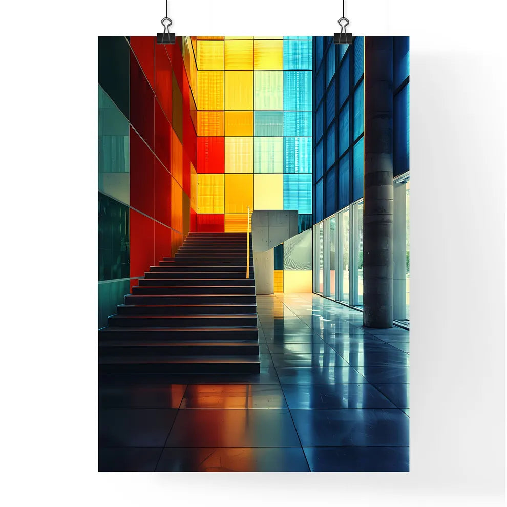 Of architectural color palettes, symbolizing the midpoint of a project ...