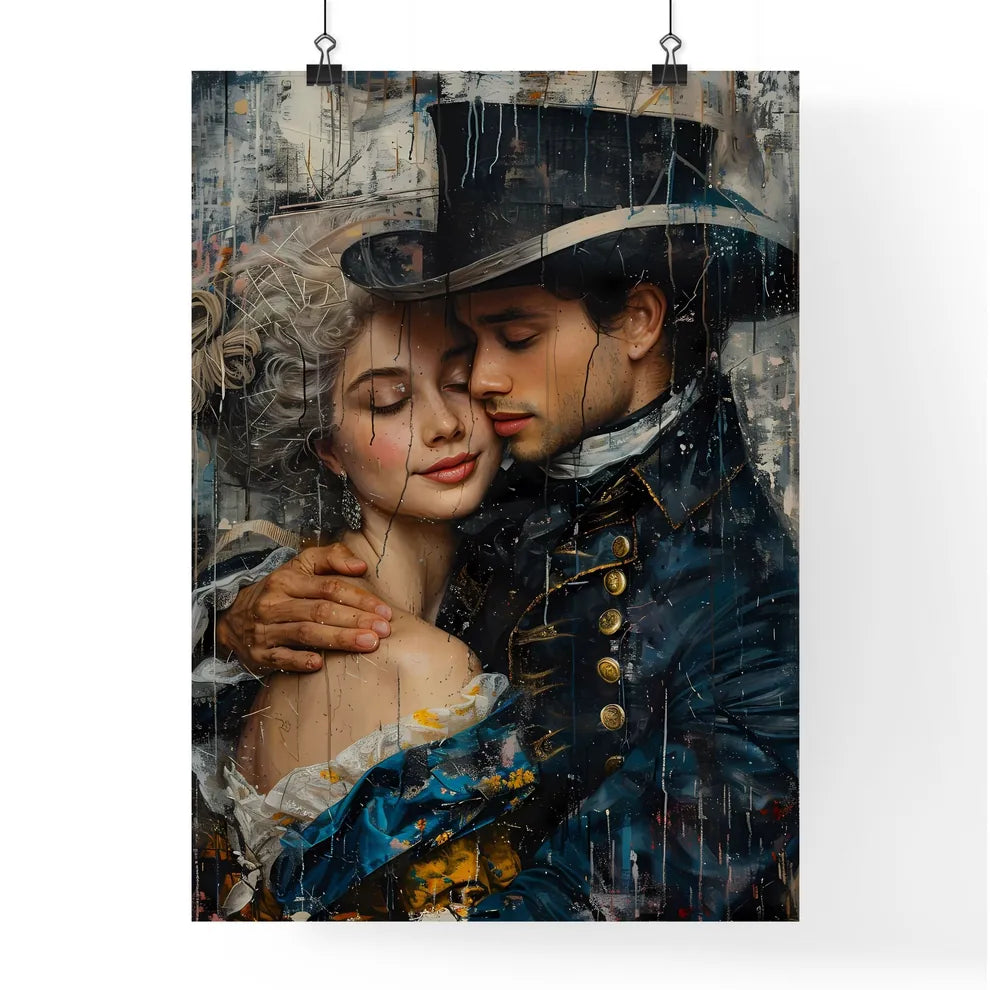 Expressionist Painting of Marie Antoinette a Poster