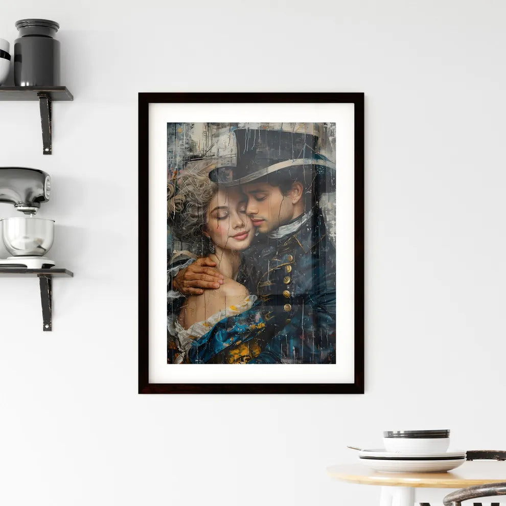 Expressionist Painting of Marie Antoinette a Framed Print