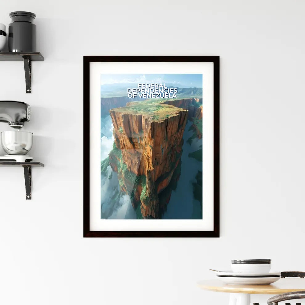 Federal Dependencies of Venezuela Framed Print