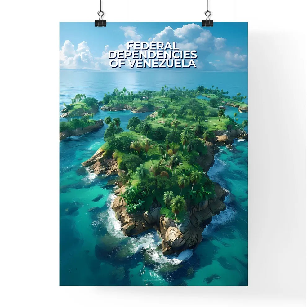 Oil Painting of Isla de Aves Poster