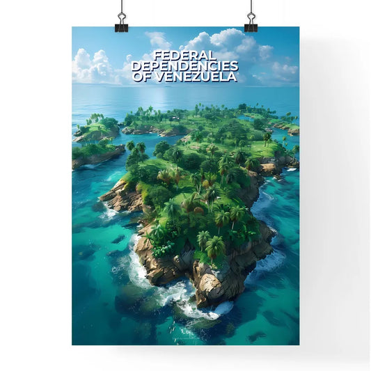 Oil Painting of Isla de Aves Poster