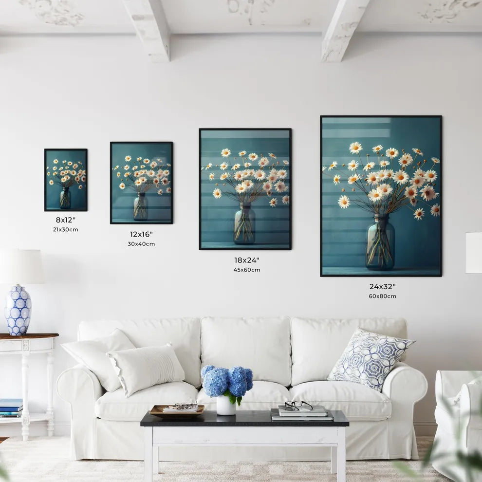 Modern Minimalist Line Art Floral Painting - Kitchen Hangings