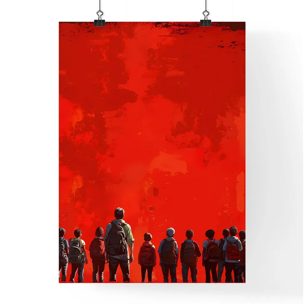 Colorful artwork celebrating teachers Poster