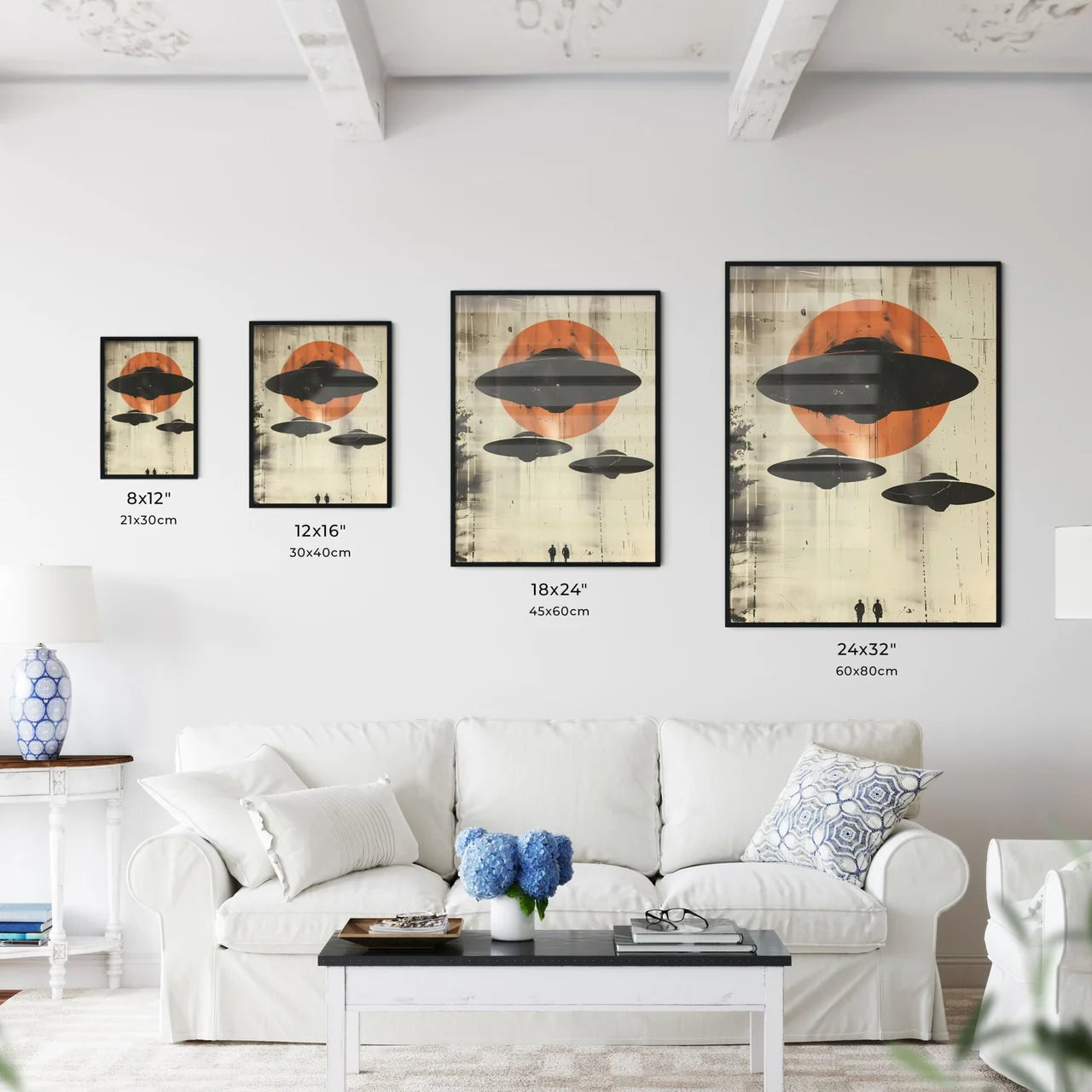 Modern Minimalist Art UFOs |  Size Chart