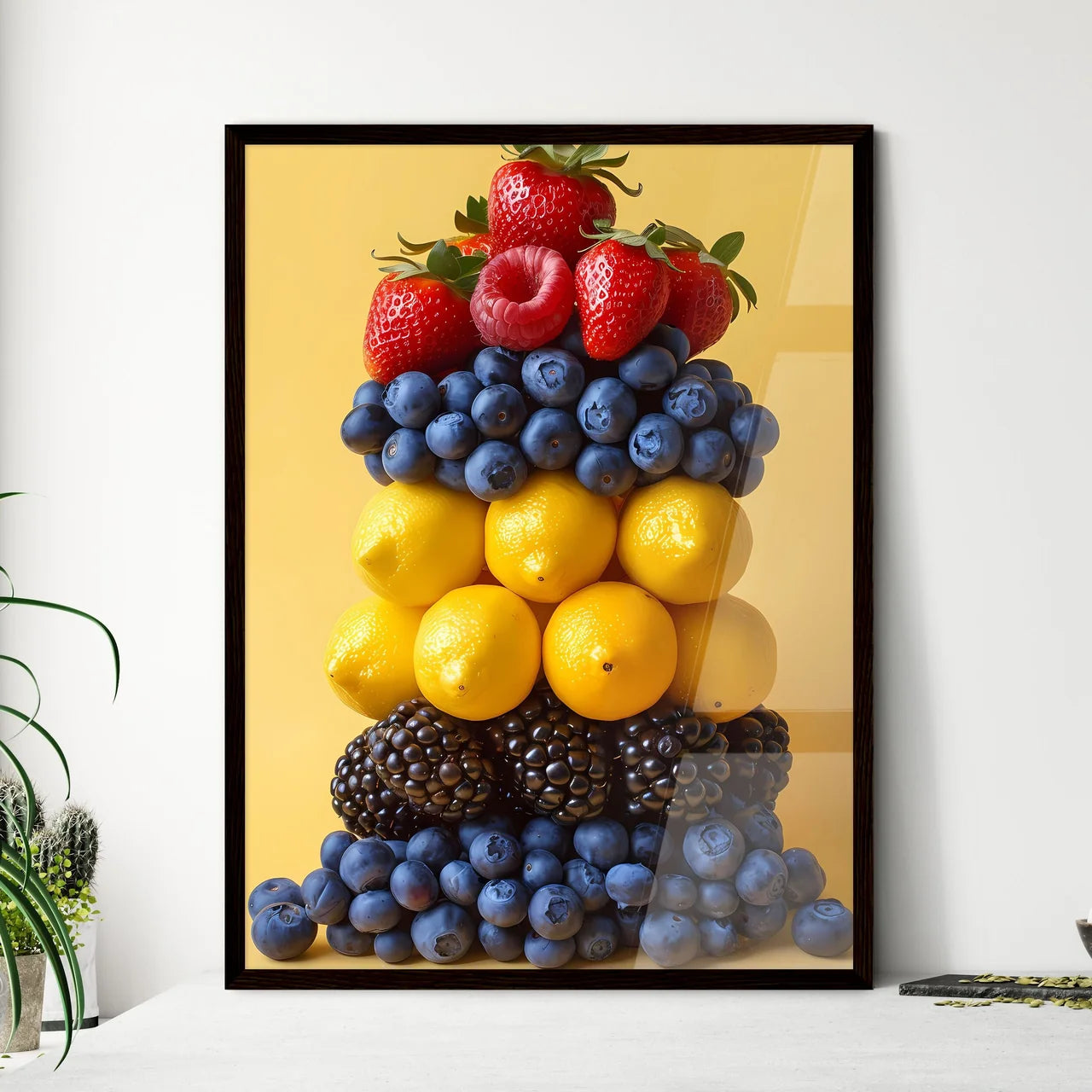 Vibrant Painting - Framed Art Print