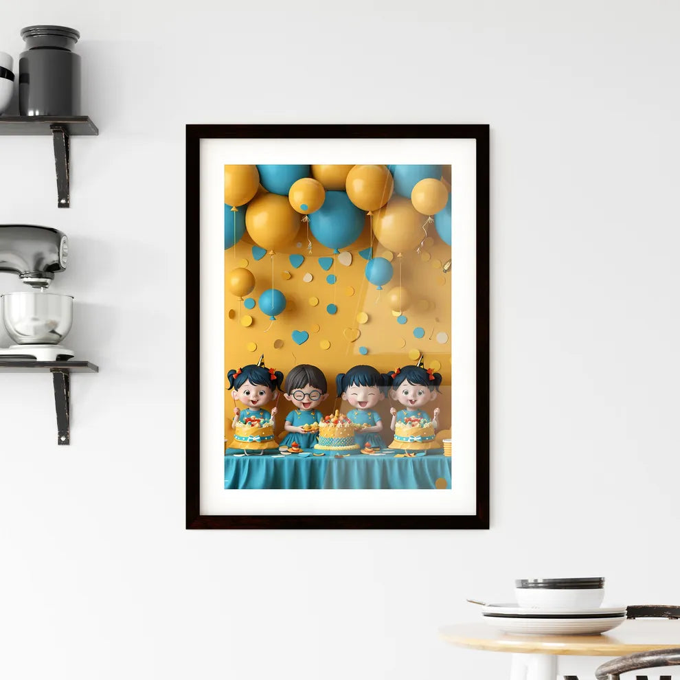Vibrant Friendship Day Celebration Poster Te Framed Print