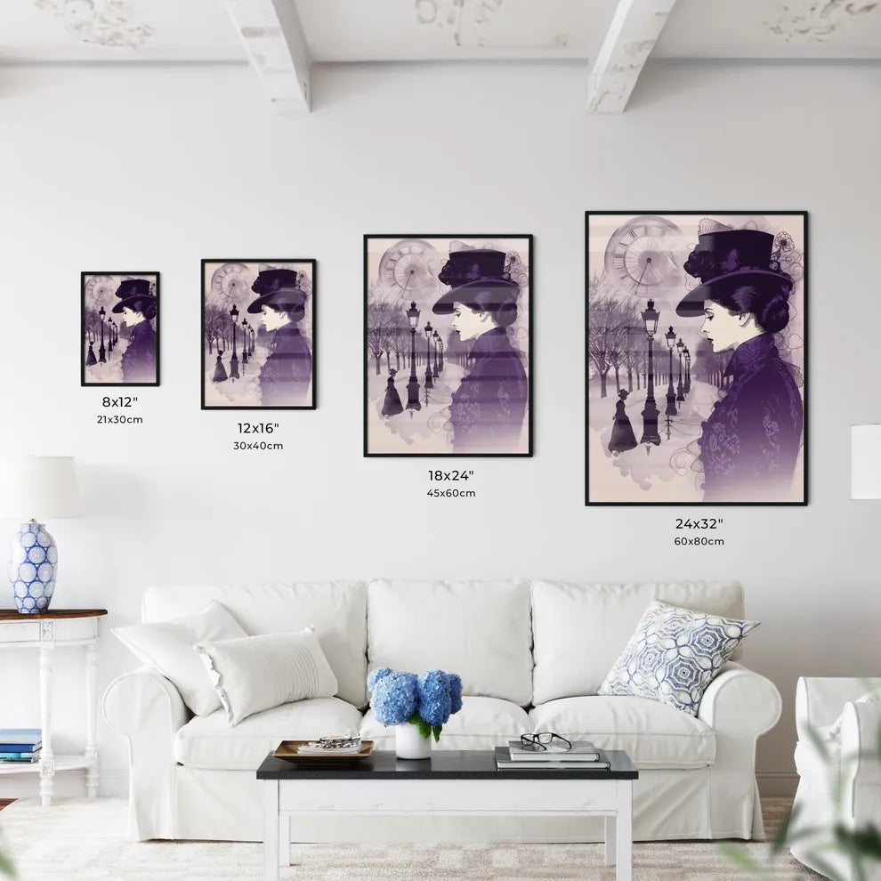 1920s Romantic Girl in Hat - Kitchen Hangings