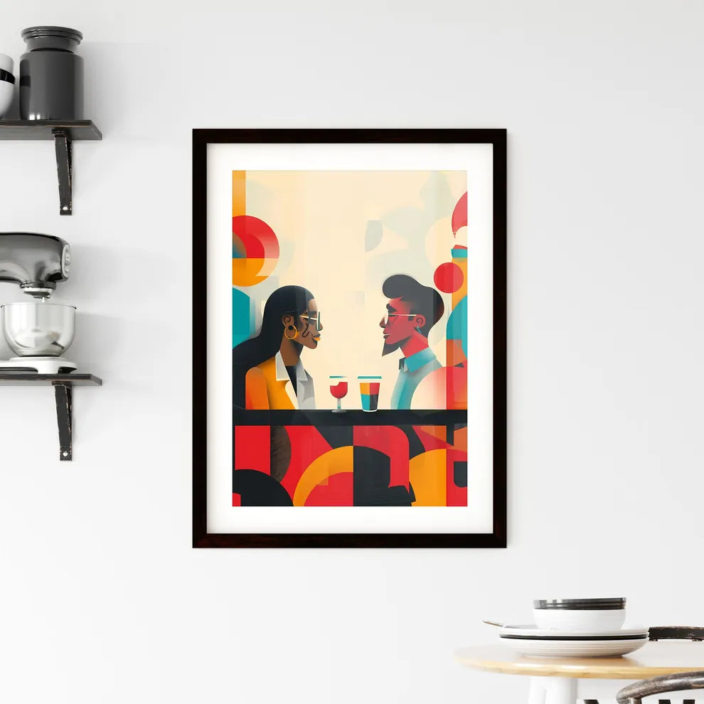 Artistic Onboarding Process Representation Framed Print