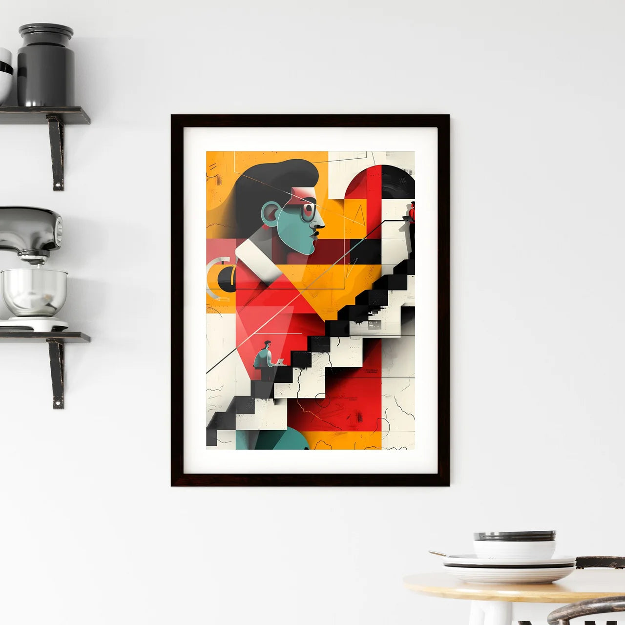 Onboarding Process Art Framed Print