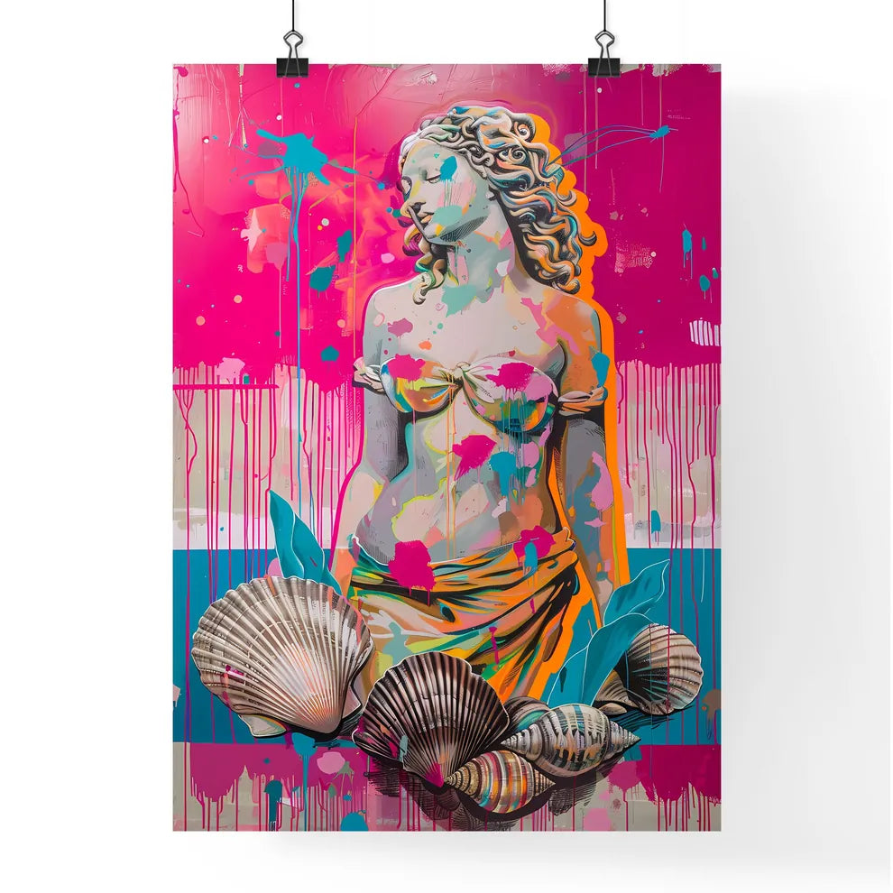Colorful Renaissance Painting Poster