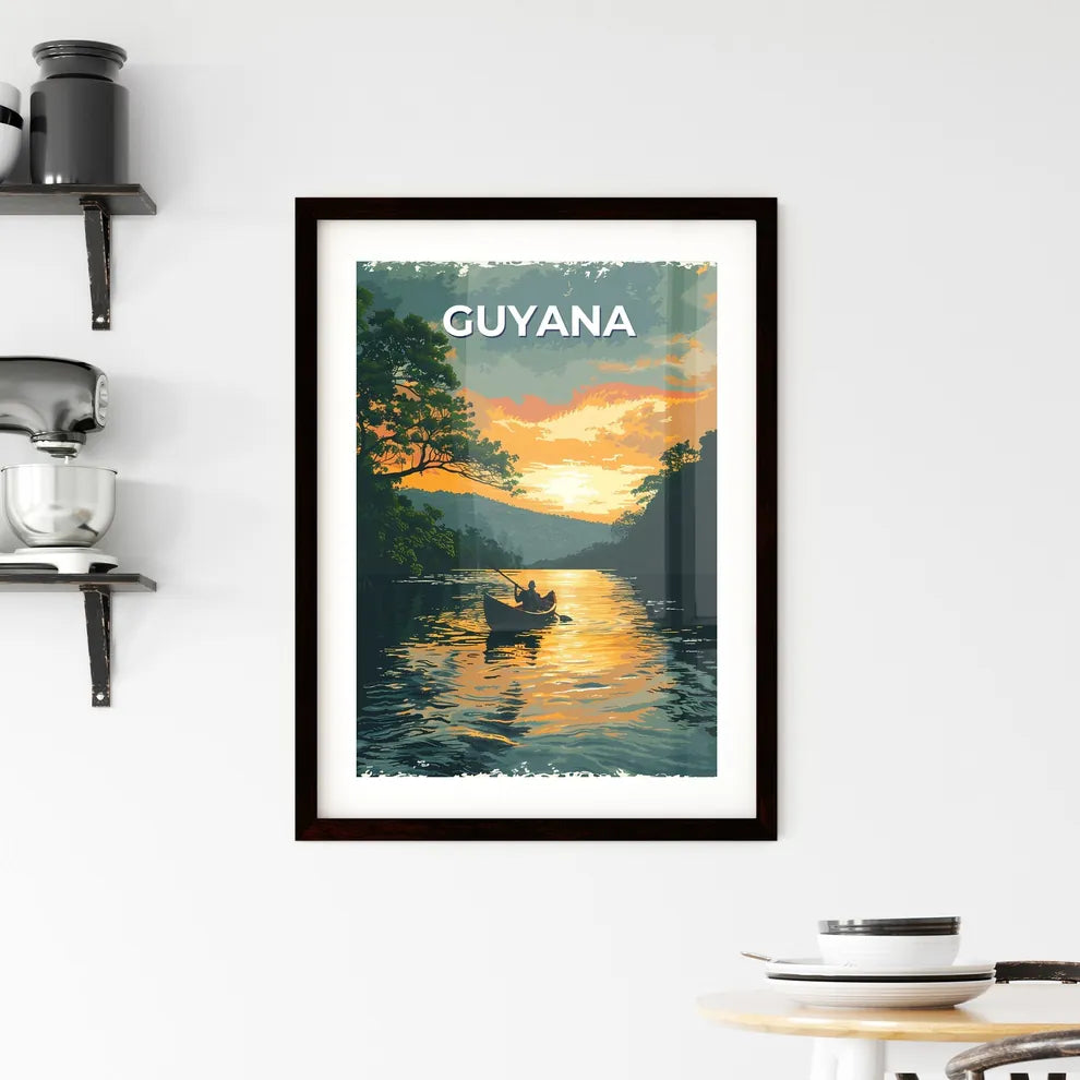 Guyana Framed Print