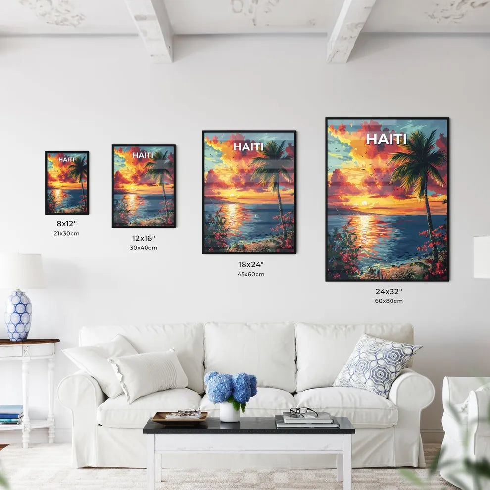 Vibrant sunset over a North American lake - Kitchen Hangings