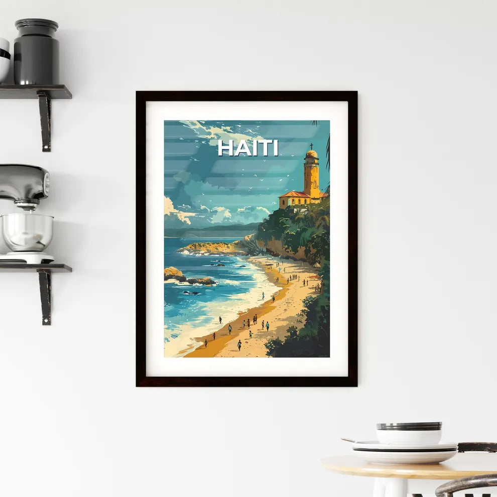 Haitian Art Impression Framed Print