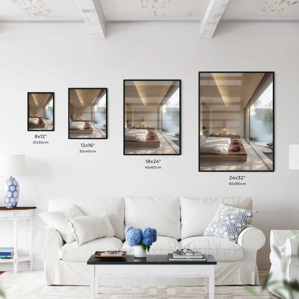 Modern B&B guest room with large window - Kitchen Hangings