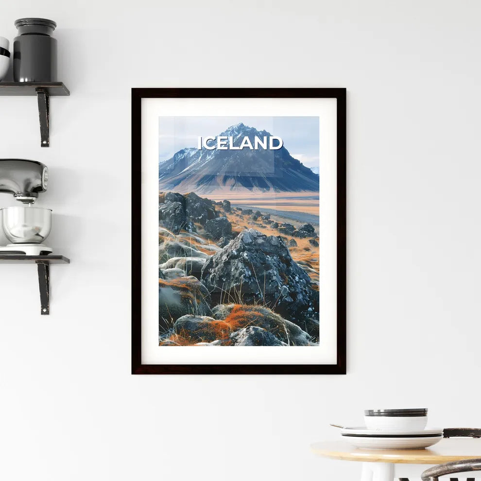 Iceland Travel Destination Fine Art Photogra Framed Print