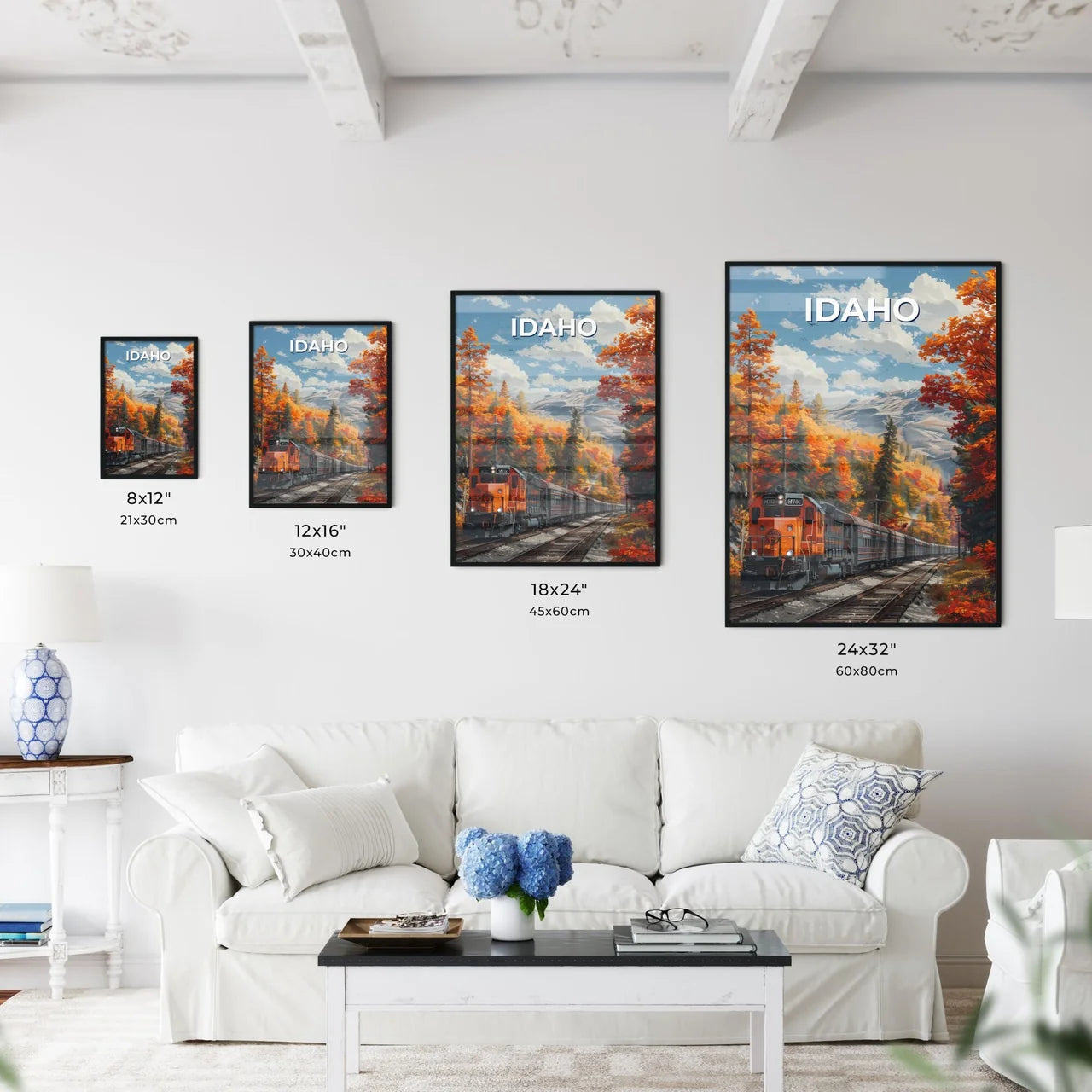 Colorful Train Art Print - Kitchen Hangings