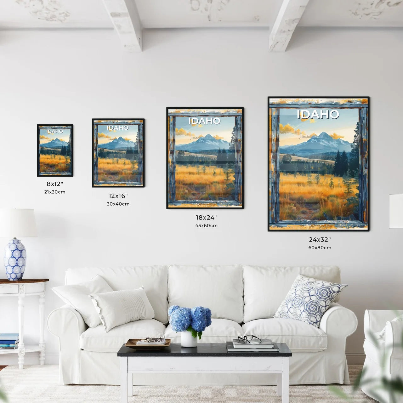 Serene Mountain Landscape Art - Kitchen Hangings