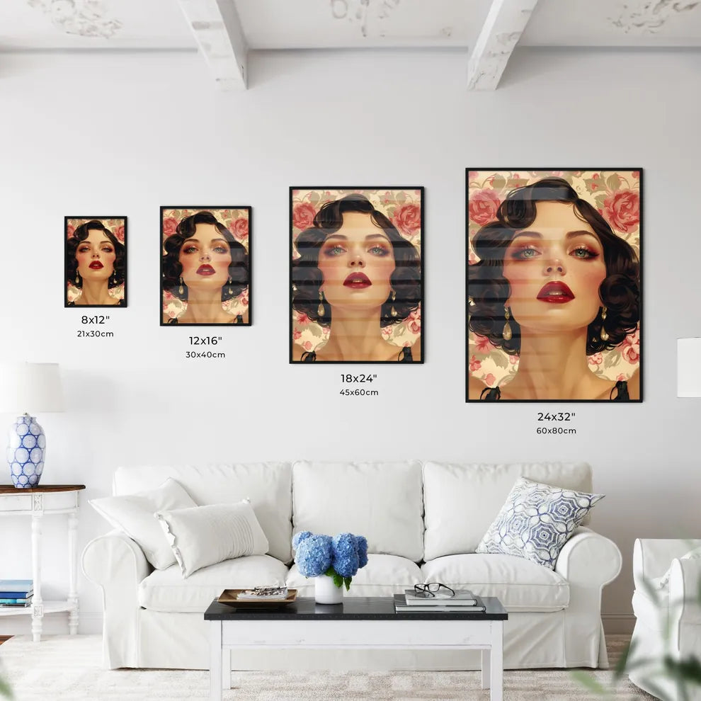 Art Deco Pin-Up Girl Portrait - Kitchen Hangings