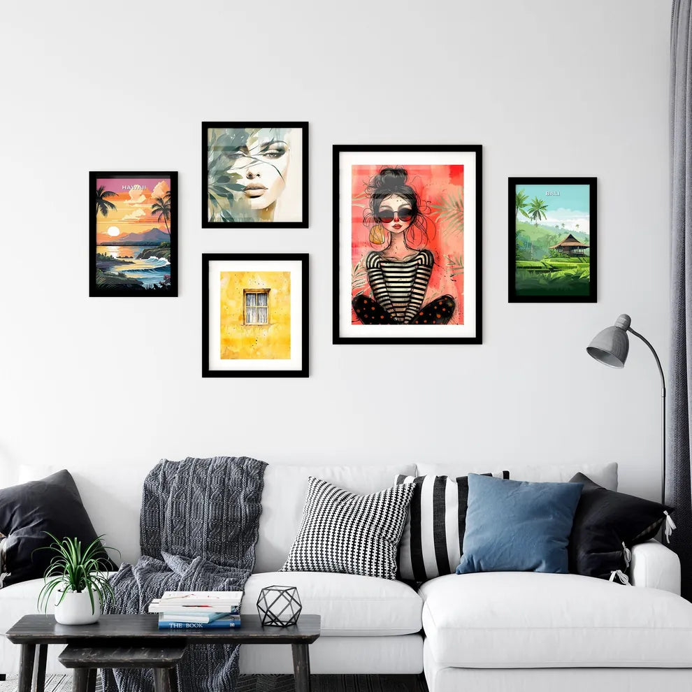 Vibrant Quirky Painting Wall Art