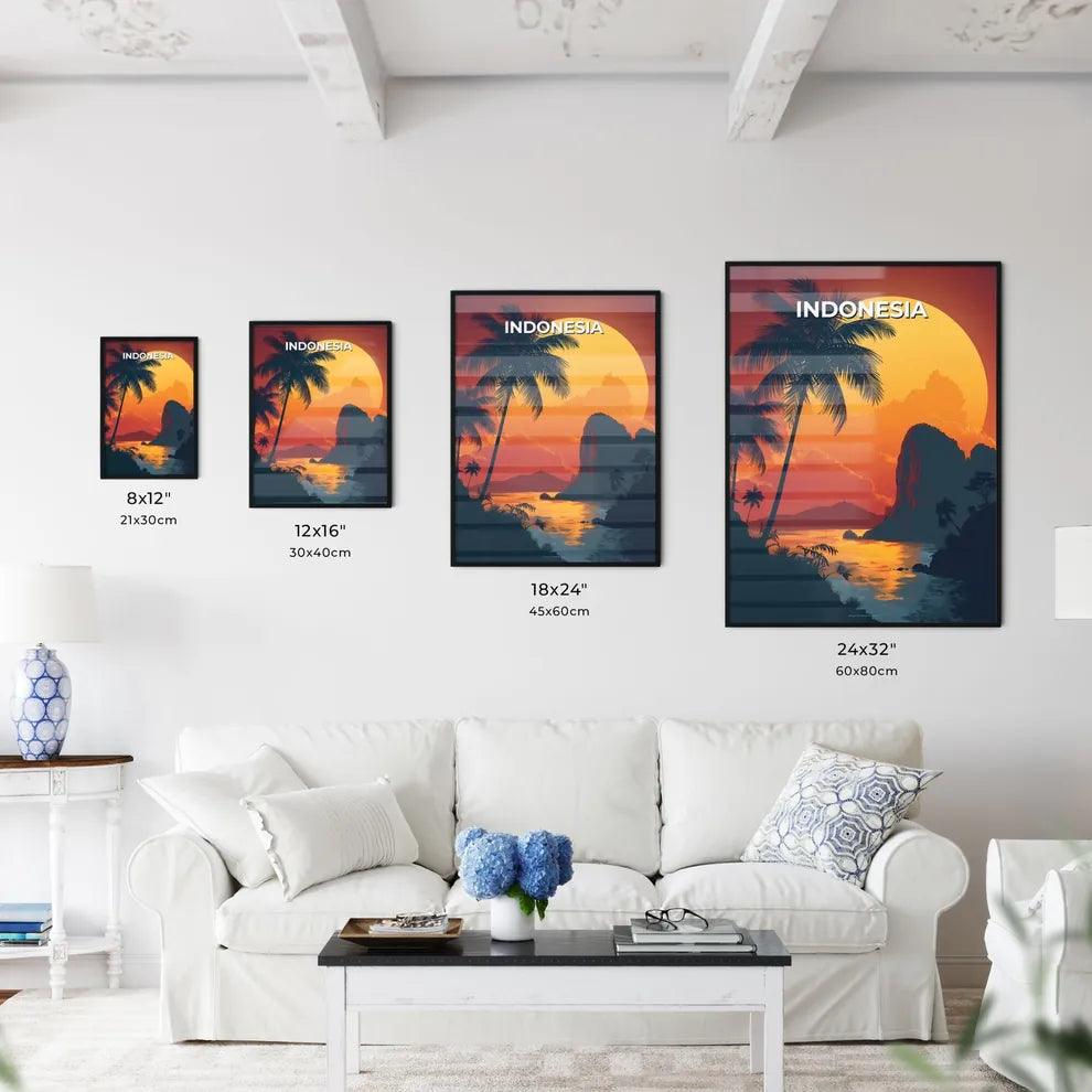 Tropical Island Sunset - Kitchen Hangings