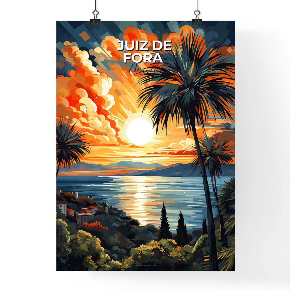Juiz de Fora Brazil City Urban Art Painting Sunset Seascape Default Title