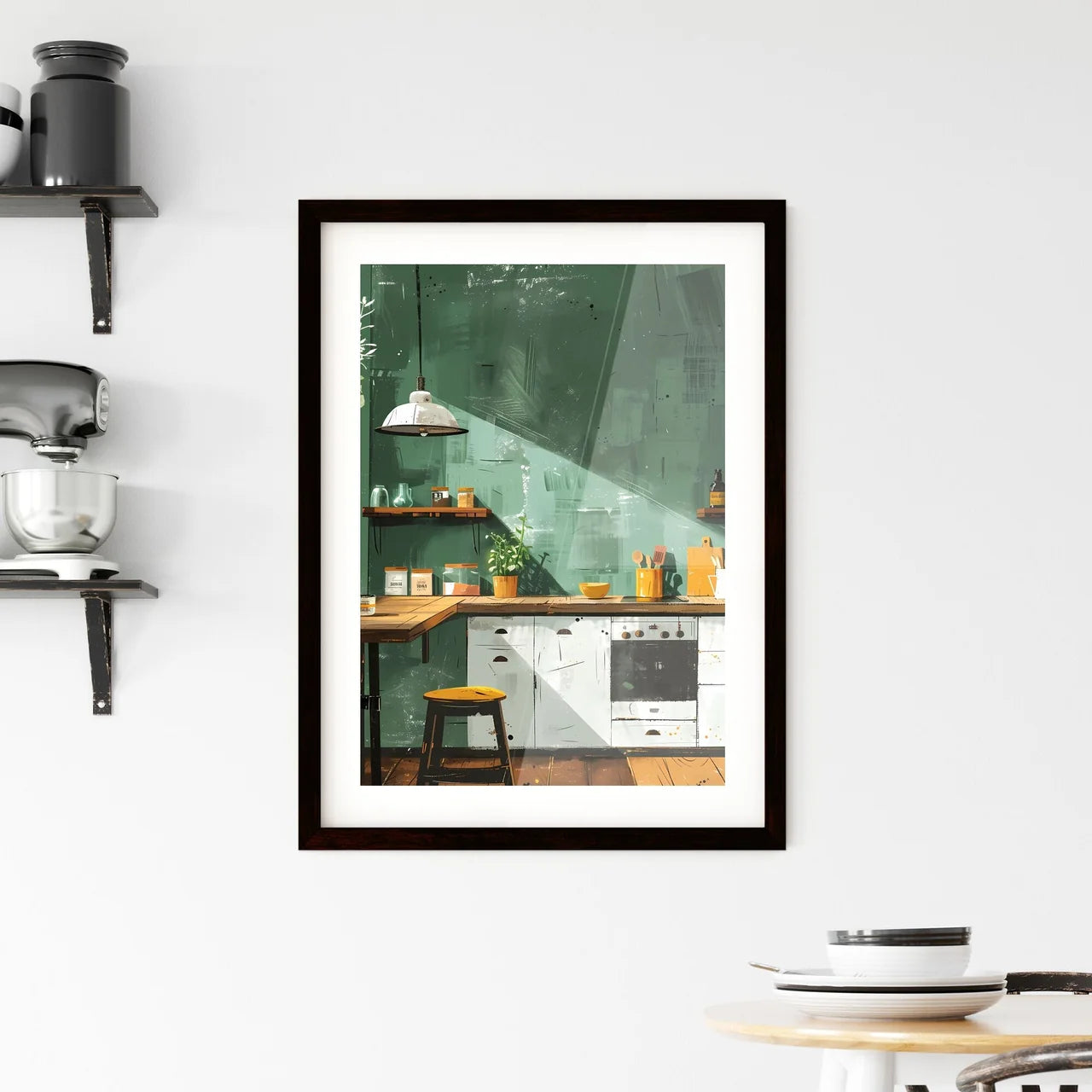 Abstract Art Painting Framed Print