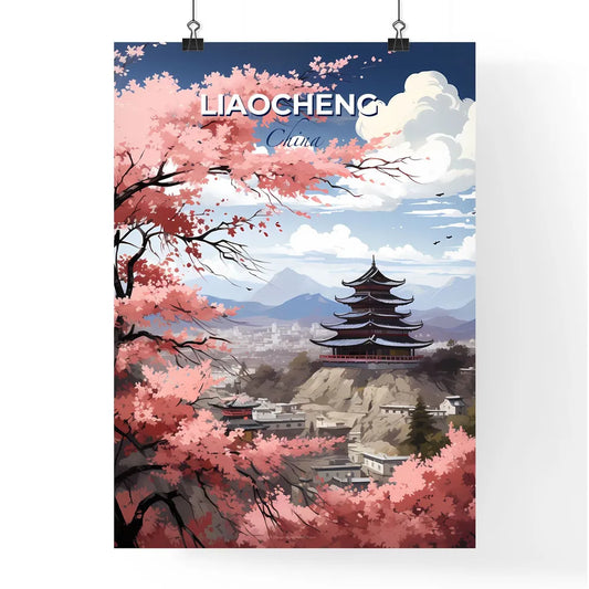 Vibrant Modern City Painting Skyline Canvas Wall Art Home Decor Interior Design in Pink Default Title