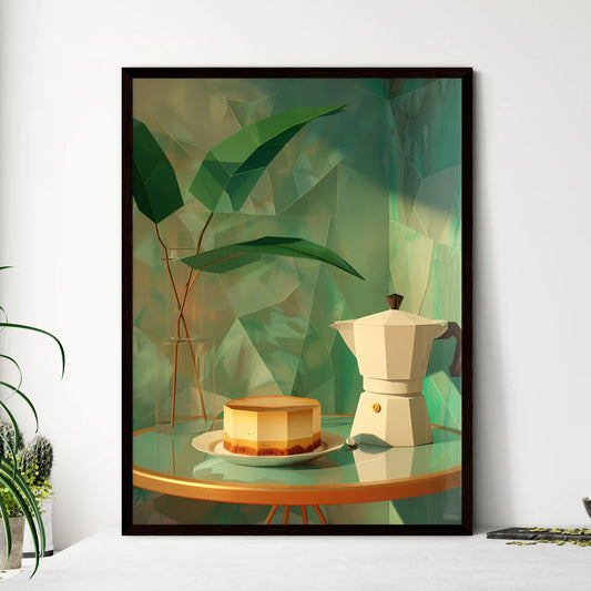 Origami Cubist Still Life - Framed Art Print
