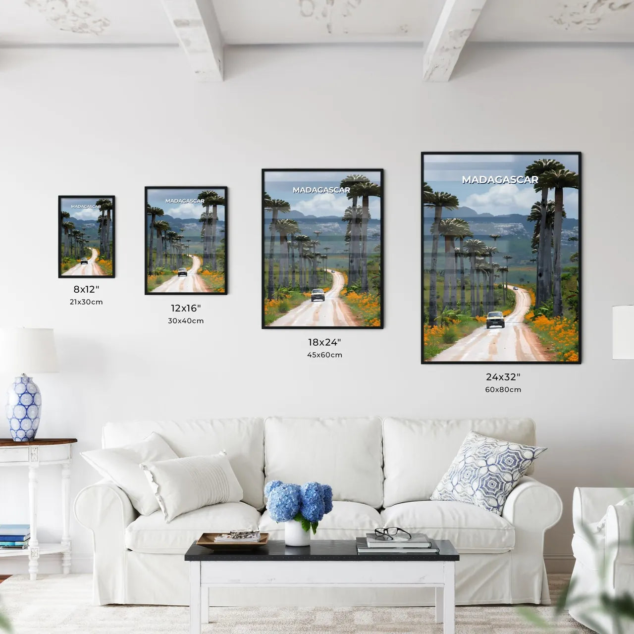 Madagascar Roadside Canvas Art - Kitchen Hangings