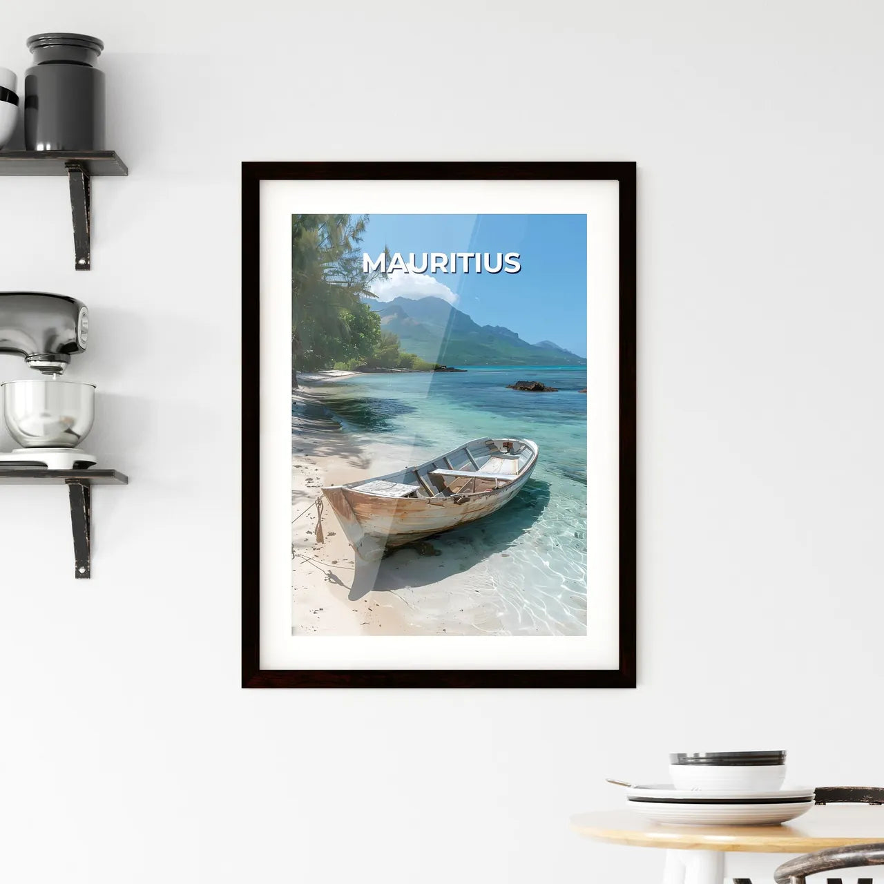 Vibrant Canvas Painting Framed Print