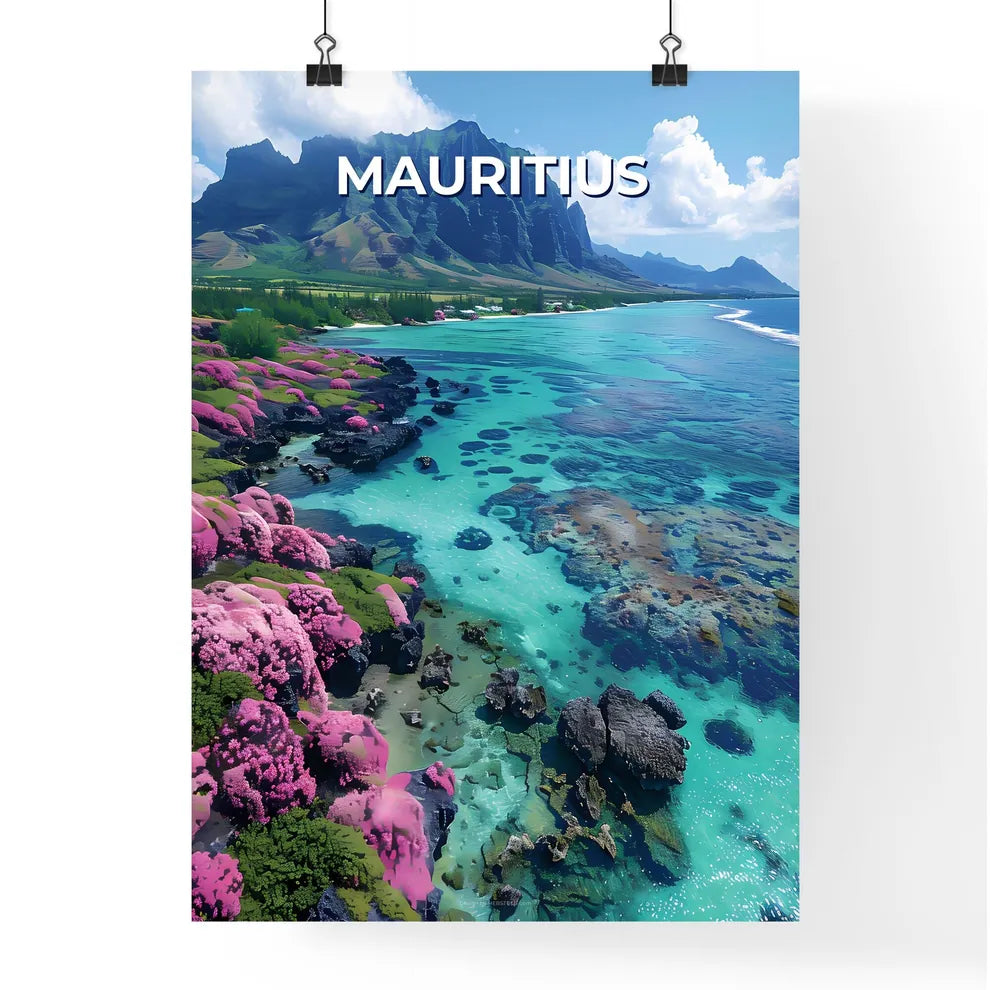 Vibrant Mauritius Artwork Poster