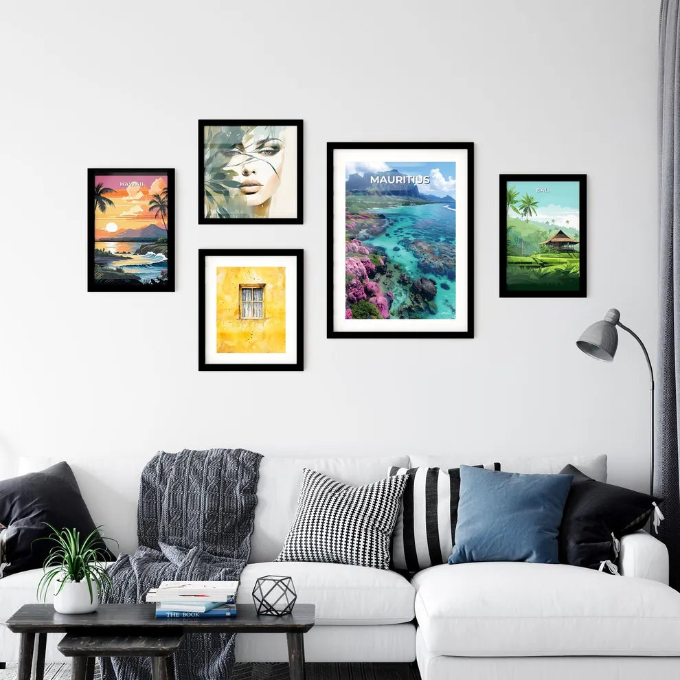 Vibrant Mauritius Artwork Wall Art