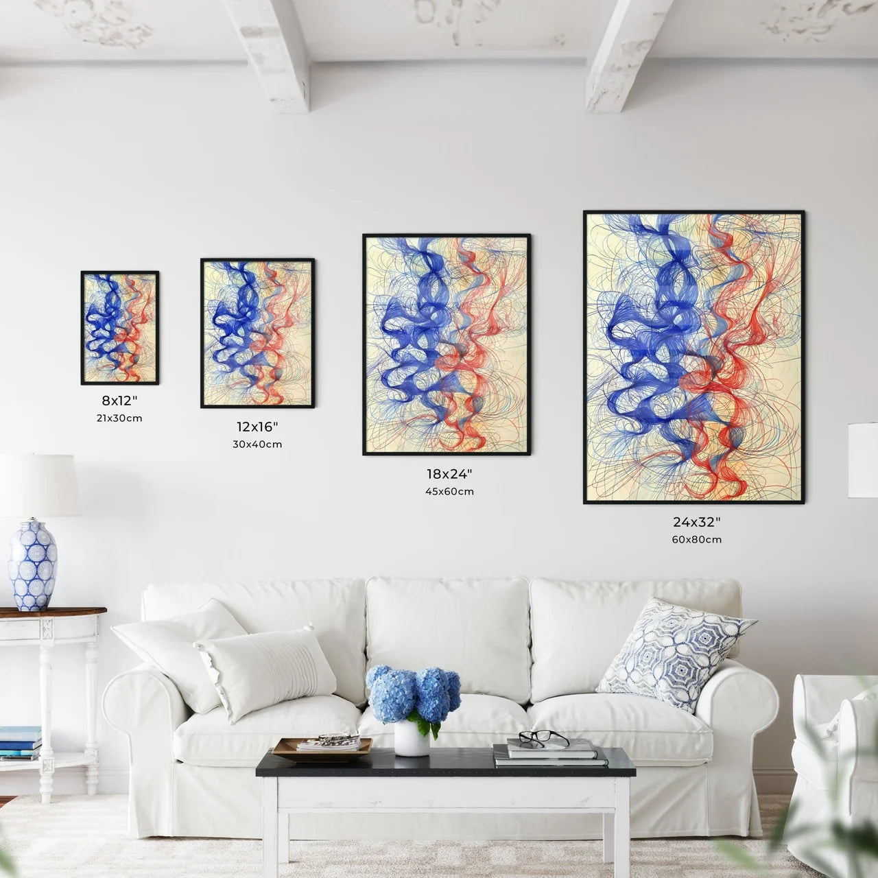 Abstract Artistic Expressive Vintage Korean  - Kitchen Hangings