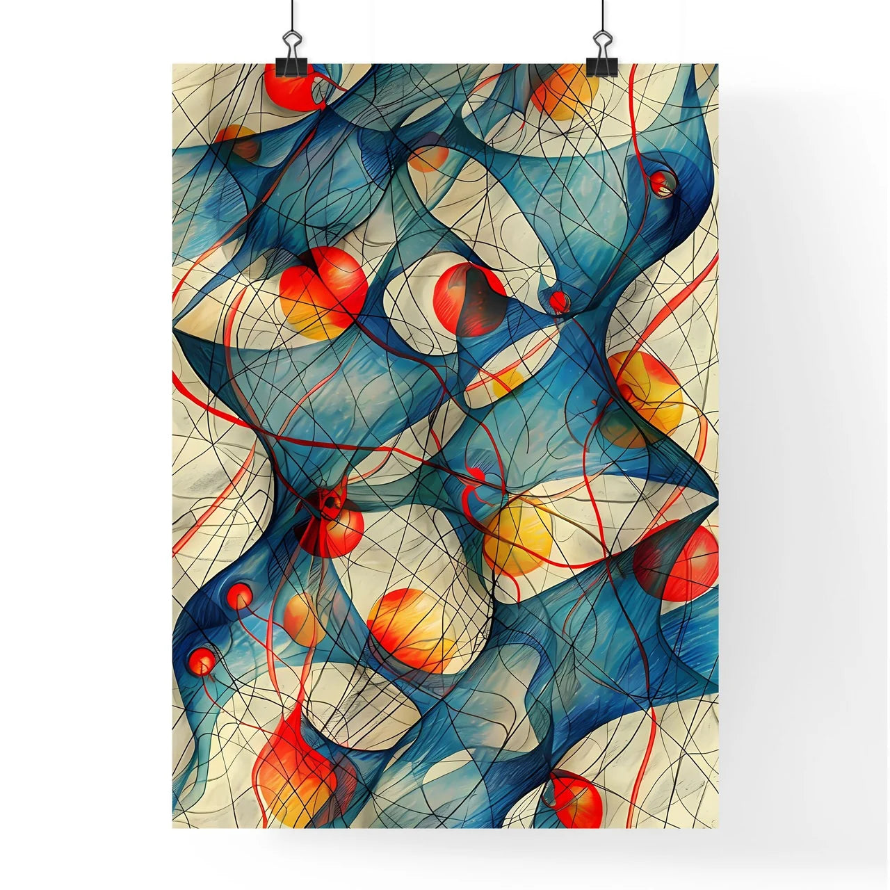 Abstract Korean-inspired Wall Art Poster