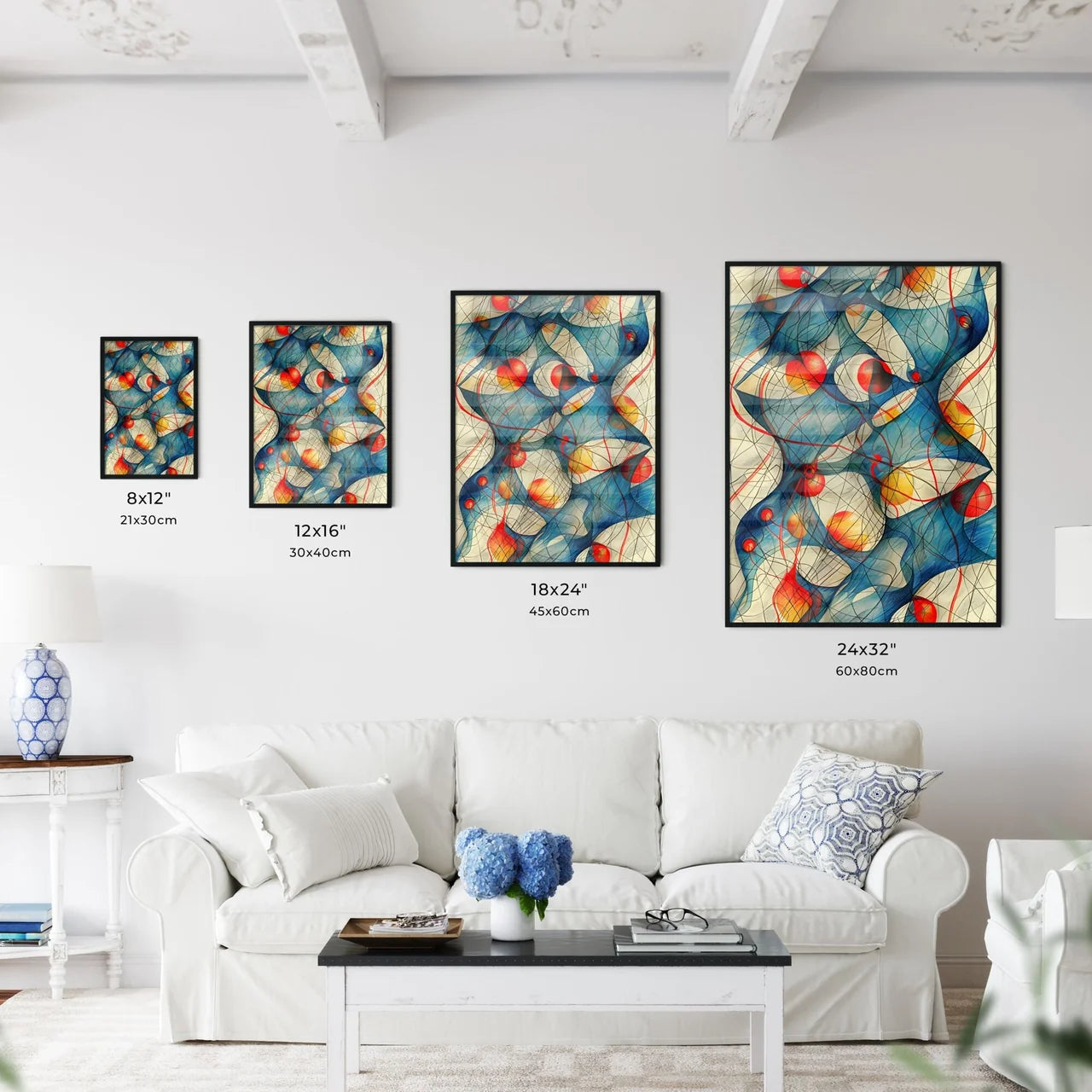 Abstract Korean-inspired Wall Art - Kitchen Hangings