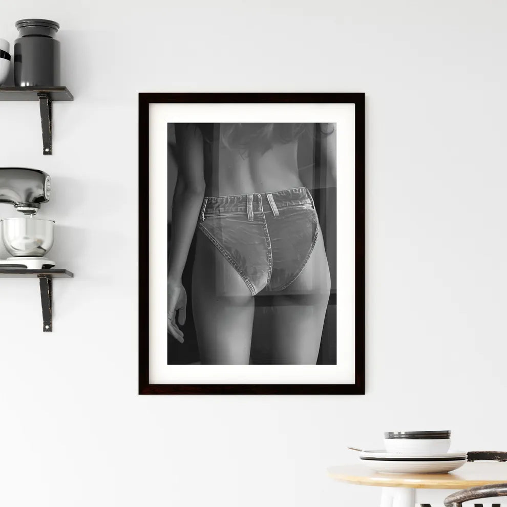 Hip Curves Framed Print