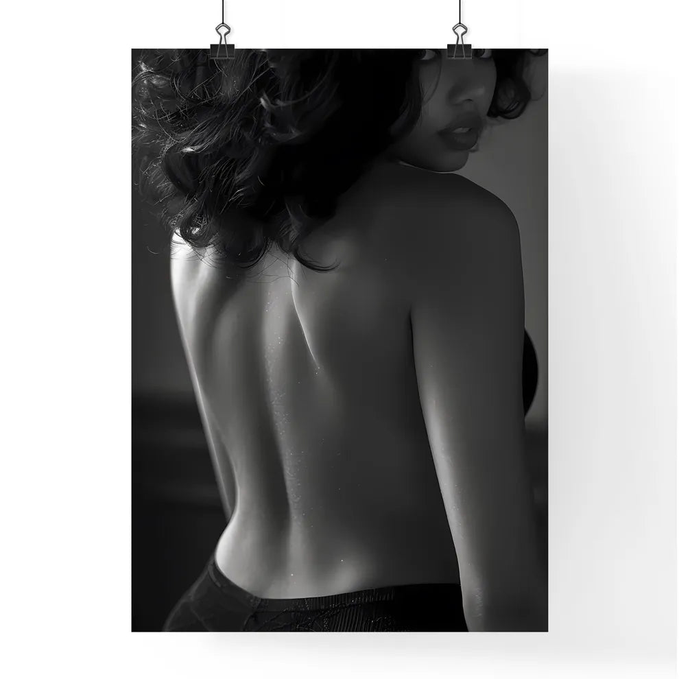 Vibrant Minimalist Hips Painting - Captivati Poster