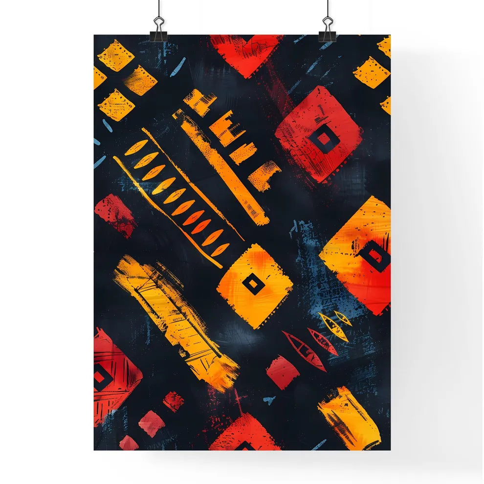 Vibrant African Artwork Poster