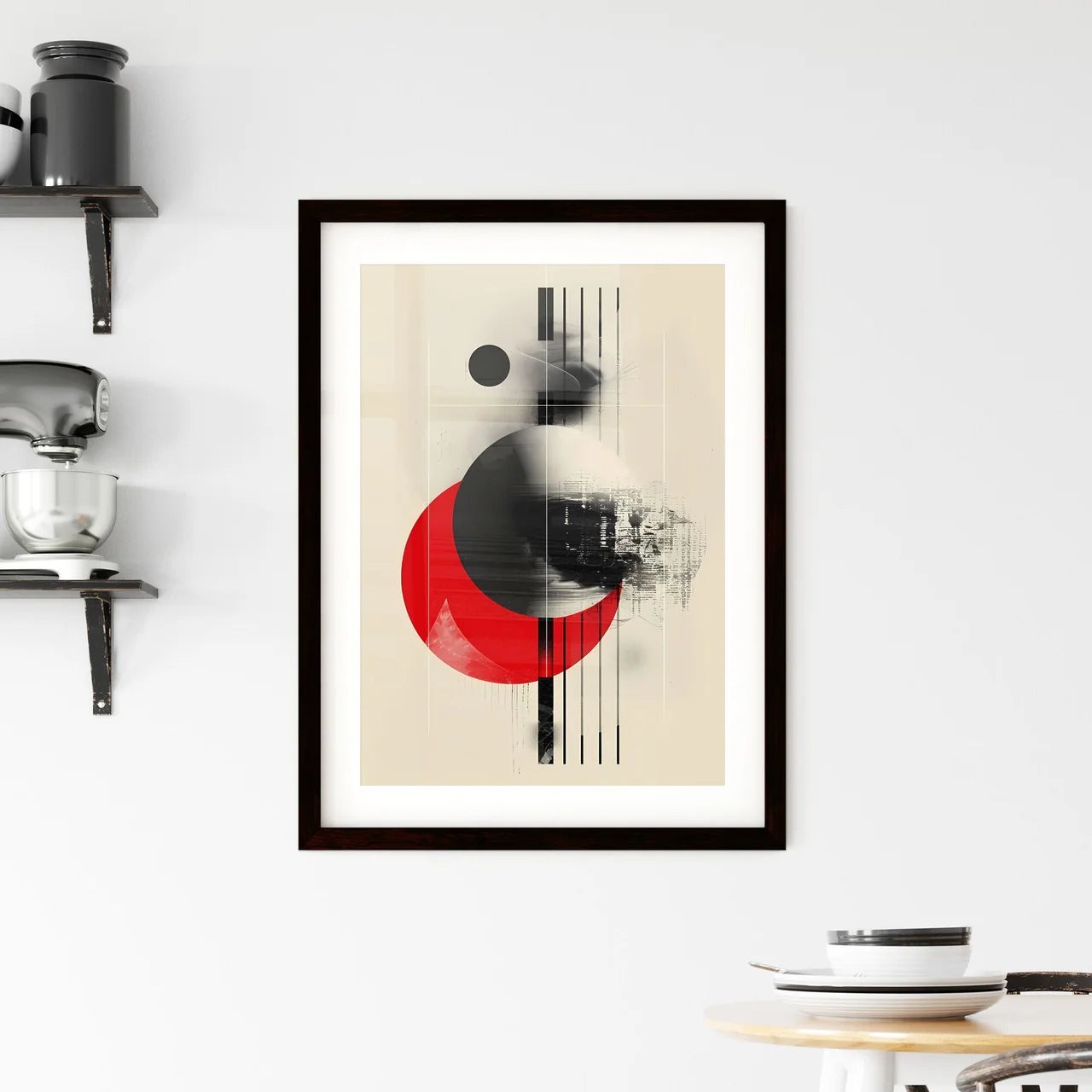 Geometric Abstract Art Framed Print