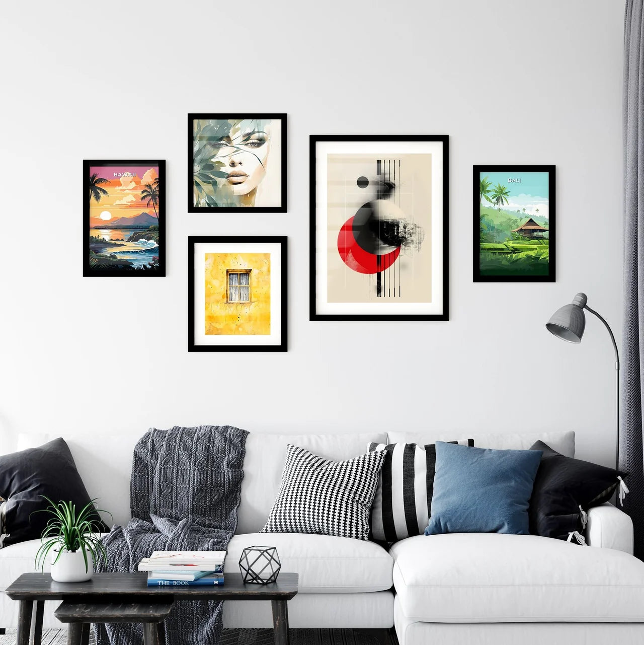 Geometric Abstract Art Wall Art