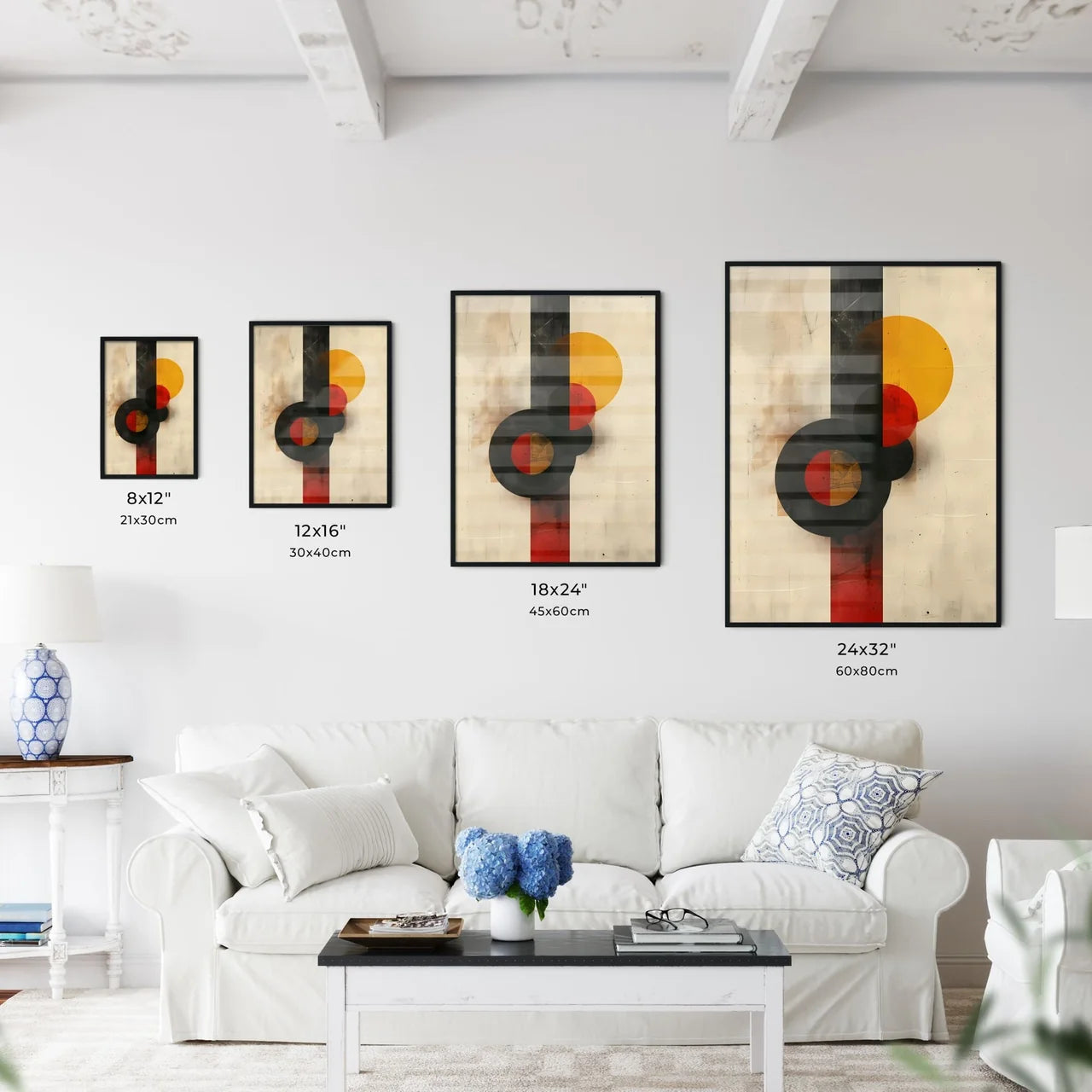 Bauhaus Style Art - Kitchen Hangings