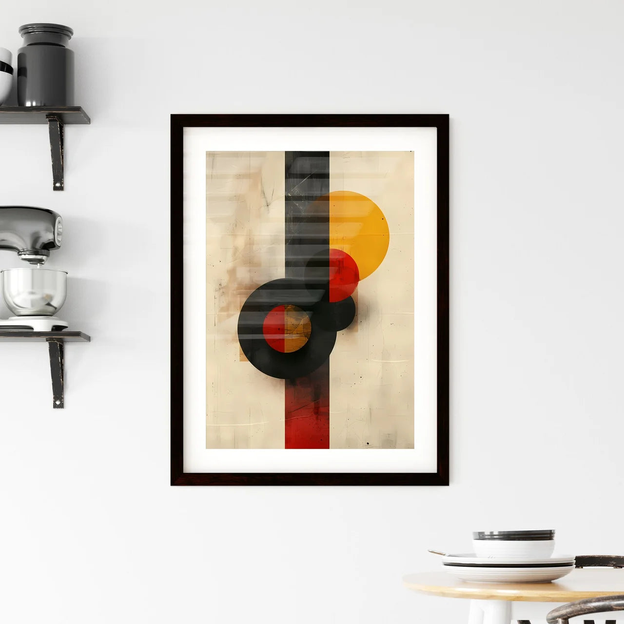 Bauhaus Style Art Framed Print